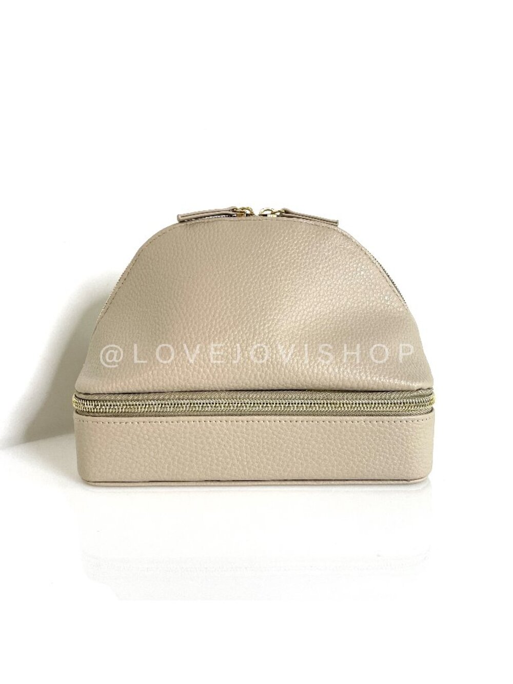 Beauty | Travel Organizer Vegan Cosmetic Bag Jewelry Case | 2in1 Carry-On | 6.5”